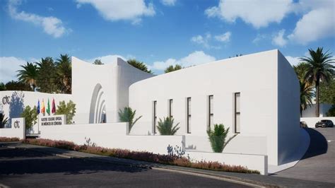 Fachada de la nueva sede de la FAB en Huelva