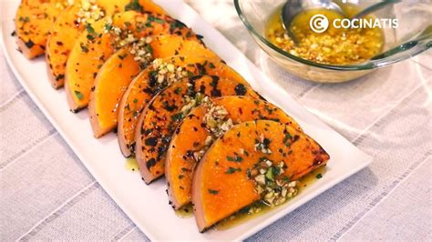 Calabaza a la plancha dorada