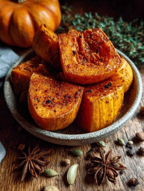 Calabaza asada con especias
