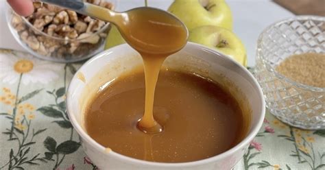 Almíbar de caramelo salado para tartas