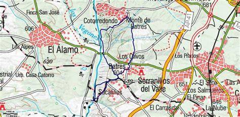 Mapa de Carranque y el lugar donde supuestamente se encuentran los restos de Heidi Paz