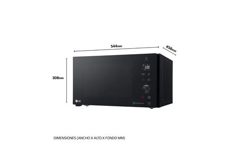 Microondas LG MH7265DPS en una cocina moderna