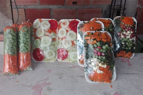 Verduras cortadas para la preparación del curry