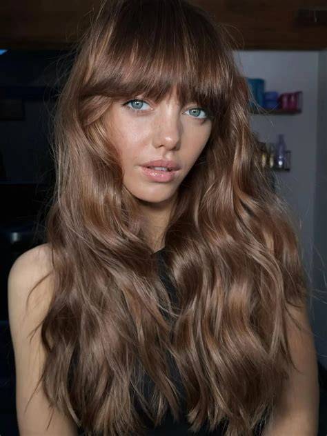 Celebridades con cabello castaño chocolate