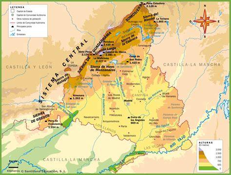Mapa de la ubicación de Montejo de la Sierra en la Comunidad de Madrid