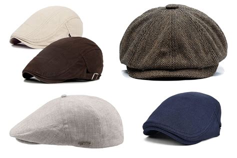 variedades de boinas y gorras clásicas para hombre