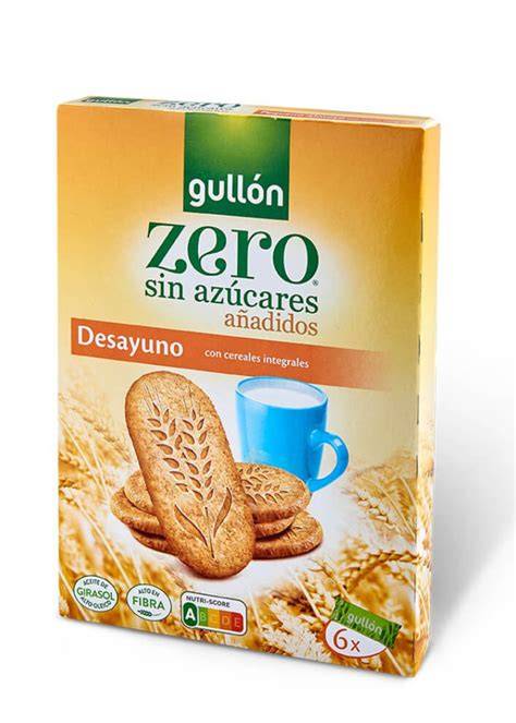 Tabla nutricional de las galletas Gullón Desayuno Zero