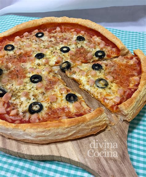 Masa de hojaldre para pizza