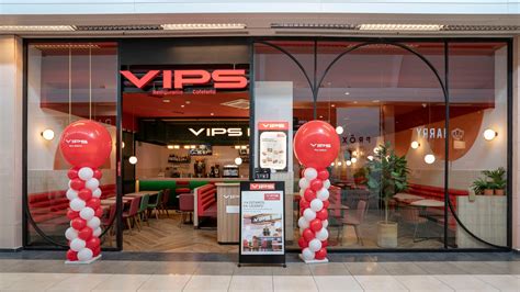 Imagen de un local VIPS con su logo distintivo