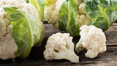 Coliflor cruda procesada como cuscús