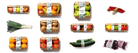 Envases de fajas para productos frescos