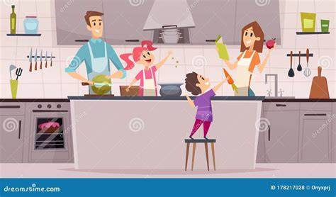 Niños ayudando a preparar la barbacoa con supervisión