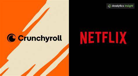 Logotipos de Crunchyroll y Netflix