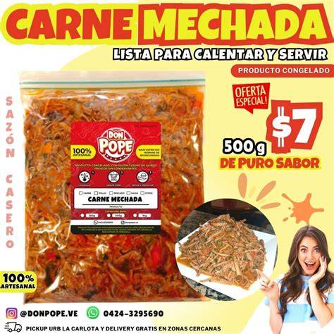 Carne mechada lista para servir