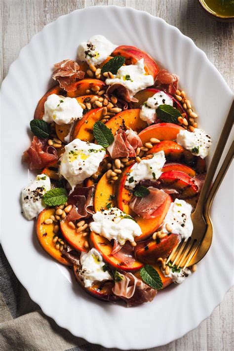 Melocotón asado para ensalada