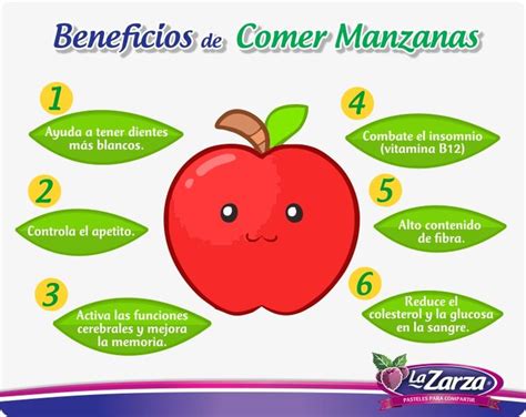 infografía sobre los beneficios de la manzana hervida para la digestión