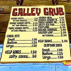 Menú del Crustáceo Cascarudo