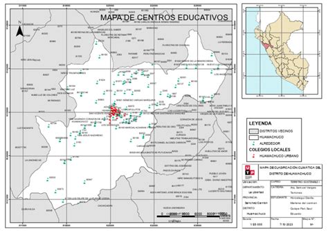 Mapa de centros educativos en Andalucía