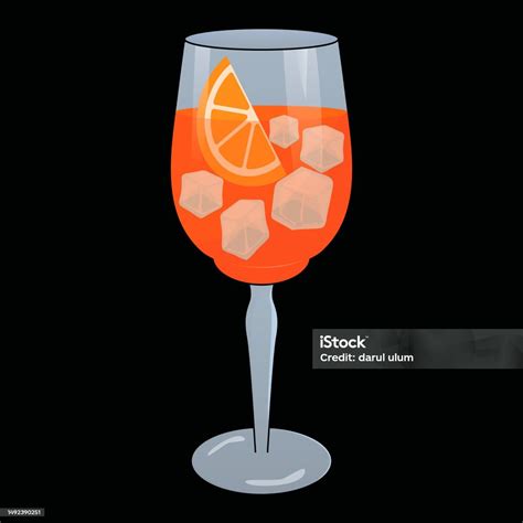 Campari Tonic en un vaso con hielo y rodaja de naranja