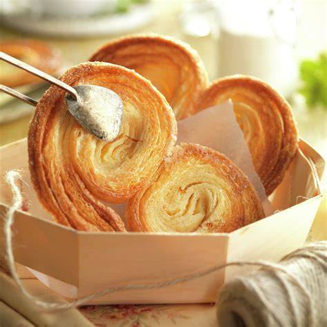 Diferentes formas de hojaldre dulce