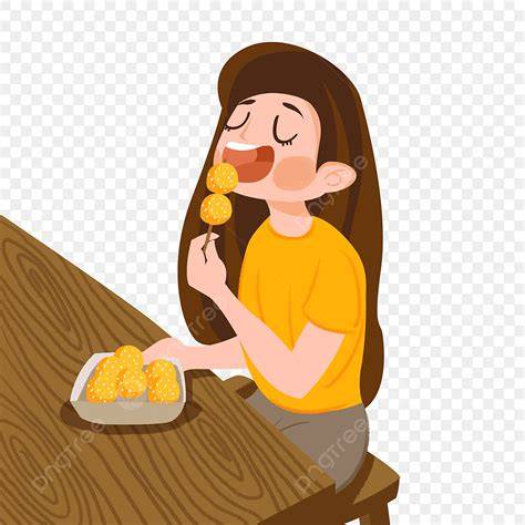 Ilustración de una persona comiendo croquetas con una camiseta de Weloversize