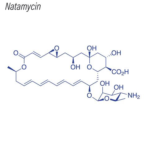Estructura química de la Natamicina