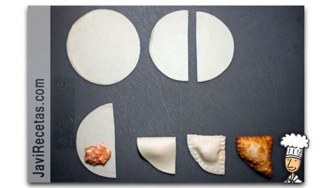 Proceso de elaboración de mini empanadillas de paté