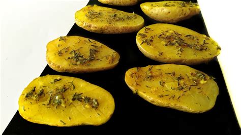 Ingredientes para patatas asadas en microondas