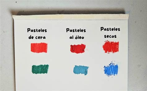 Comparación entre pasteles al óleo y pasteles secos