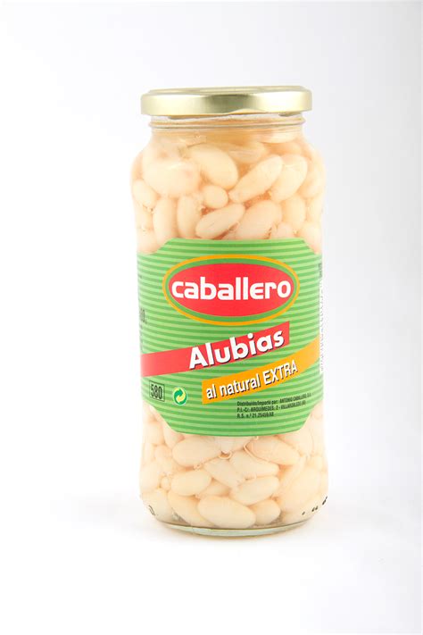 Botes de alubias cocidas de calidad