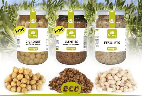 Variedades de legumbres en conserva