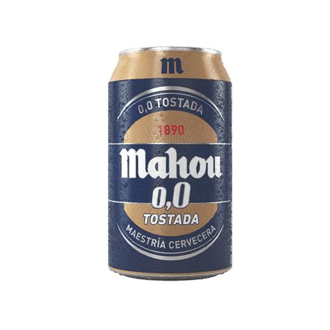 Mahou 0,0 Tostada servida en copa