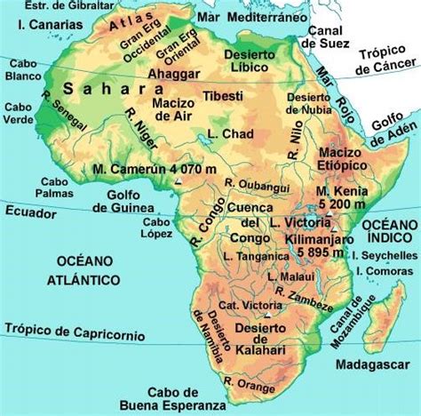 Mapa de las costas de África donde se pesca la merluza del Cabo
