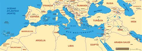 Mapa de la ruta de los barcos Karim Allah y Elbeik por el Mediterráneo