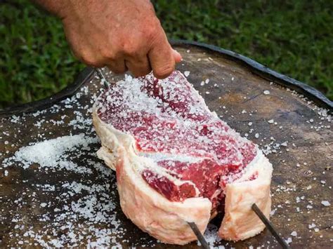 Gráfico mostrando la penetración de la sal en la carne a lo largo del tiempo