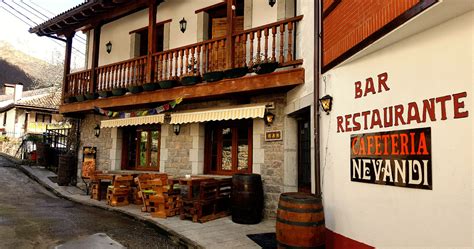 Fotografía de un restaurante tradicional en Liébana
