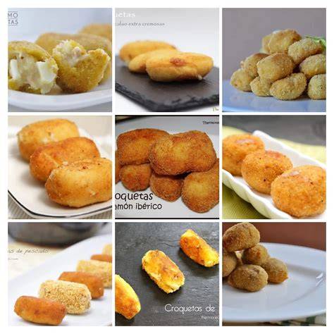 Variedades de croquetas
