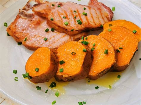 Boniato asado al horno