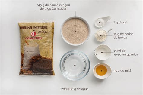 Ingredientes para pan casero