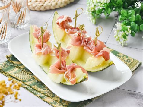 Ajoblanco con melón y jamón