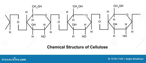 Estructura química de la celulosa