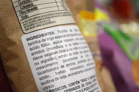Lista de ingredientes de caramelos