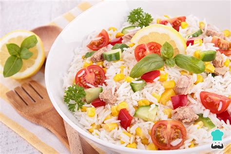 Ensalada de arroz variada