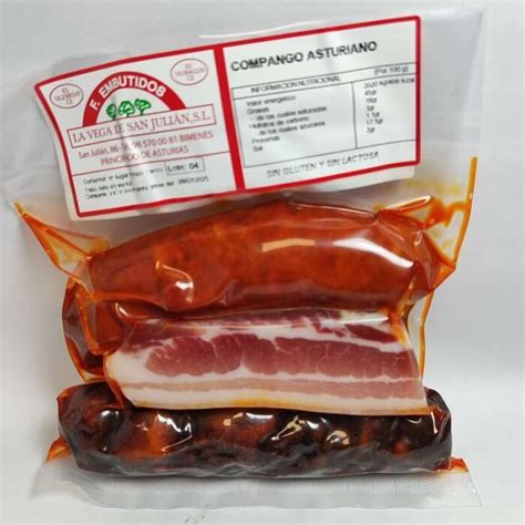 Compango asturiano: chorizo, morcilla, lacón y panceta