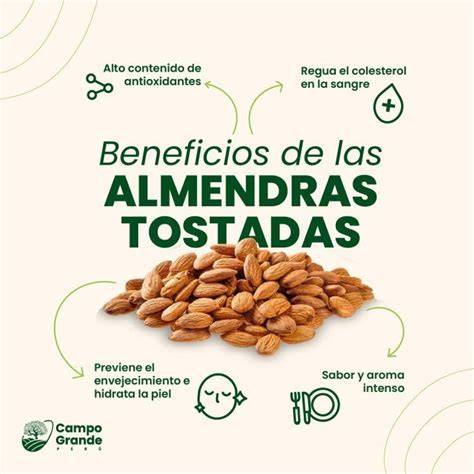 Beneficios de las almendras tostadas