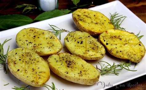 Patatas asadas al microondas