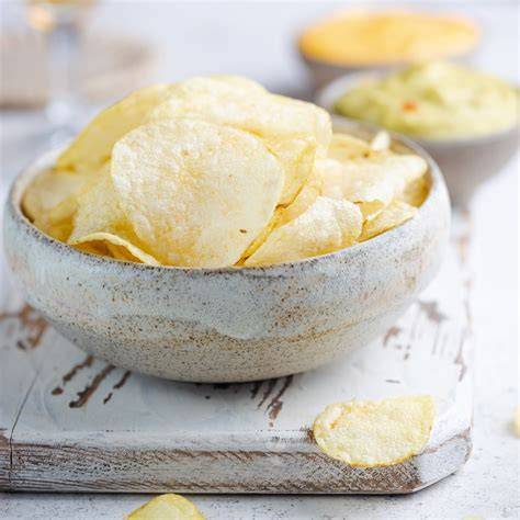 Preparación de patatas fritas en microondas con mandolina