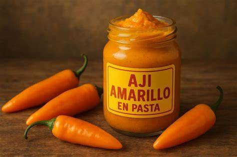 Diferentes presentaciones del ají amarillo: fresco, pasta y polvo