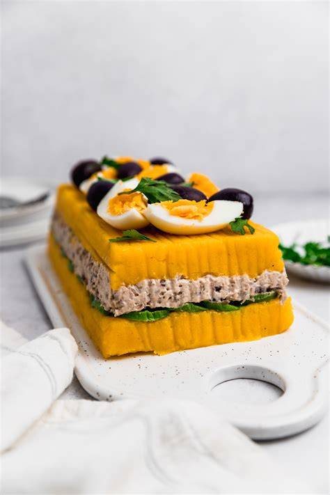 Diferentes formas de presentación de la causa de atún: individual y rectangular