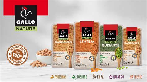 Diferentes tipos de pasta Gallo